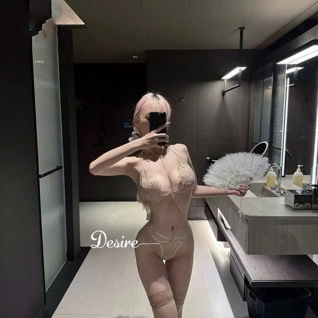 Desire Store, 9484 Bộ Lót Ren Cao Cấp Phối Charm Dây Eo Ôm Dáng Sexy Gợi Cảm DESIRE image 5 of 12