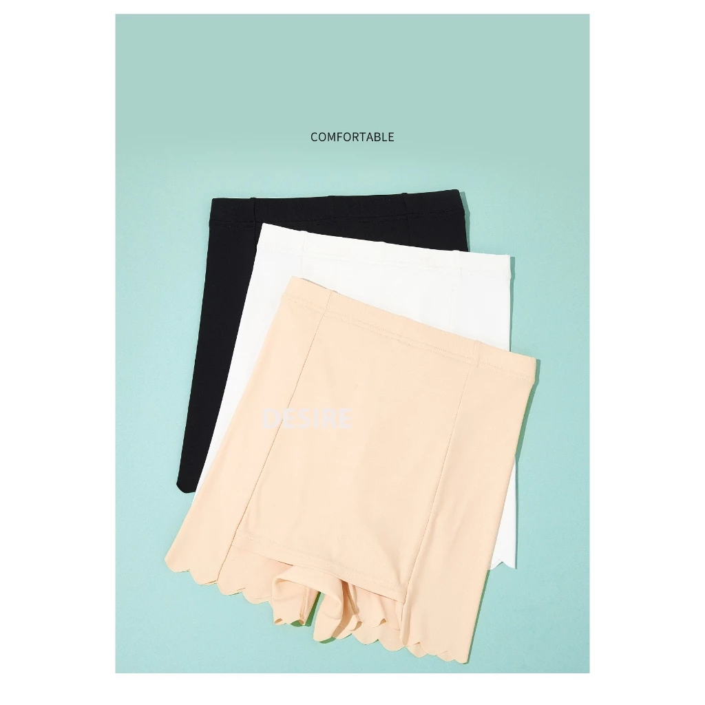 Desire Store, Quần Đùi Mặc Váy Chống lộ dài 30cm chính hãng MYC HOME chất SU LỤA Không đường viền Thoáng Mát Quần bảo hộ QL-025 - 3 Quần sóng ko viền, XL 58-68kg image 16 of 17