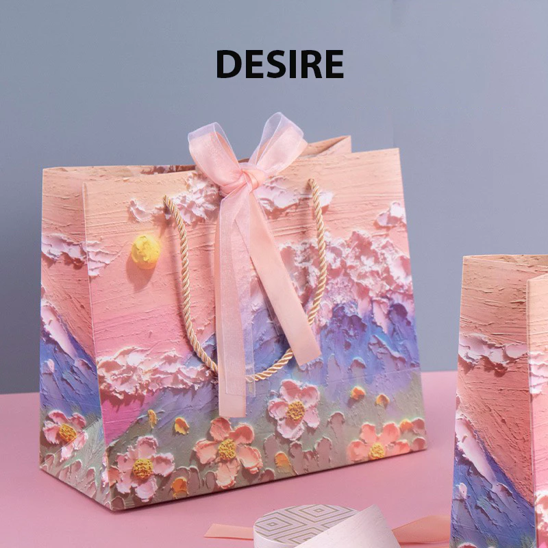 Desire Store, Túi Giấy Quà Tặng In Tranh Nghệ Thuật Cao Cấp sang Hộp quà đẹp TQ-01 image 4 of 14