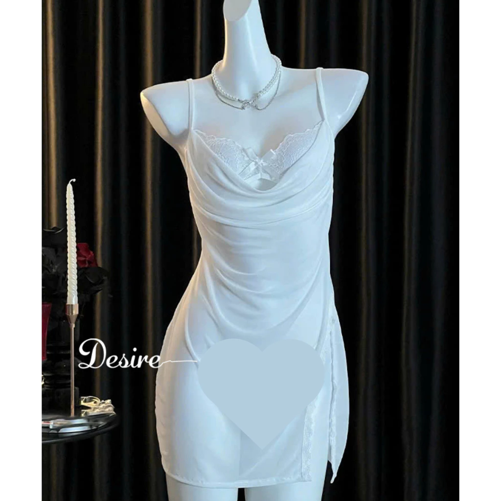 Desire Store, Váy ngủ ren xẻ tà dáng ôm body gợi cảm quyến rũ DESIRE VN-8950 image 8 of 10