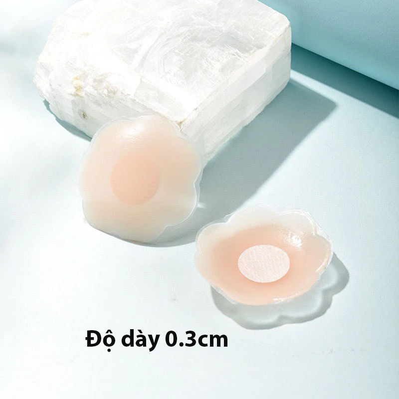 Desire Store, Miếng dán ngực - Miếng dán đầu ti dán nhũ hoa silicon Không nâng (6,5cm) DESIRE MD-001 image 5 of 13