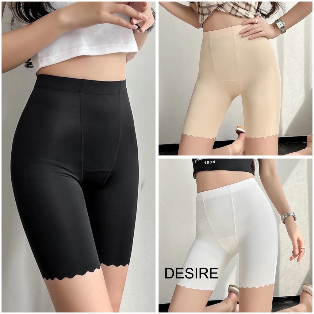 Desire Store, Quần đùi mặc váy 40cm SU LỤA LẠNH không đường viền chính hãng MYC HOME QL-029 - Combo 3 quần 3 màu, XL image 13 of 13