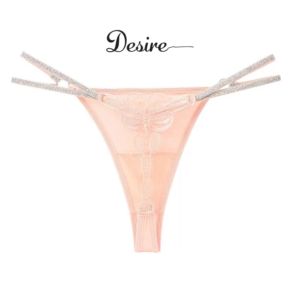 Desire Store, Quần lót vải mềm mại hai dây siêu gợi cảm sexy DESIRE QL-035 - Hồng nhạt, 3 quần image 12 of 14