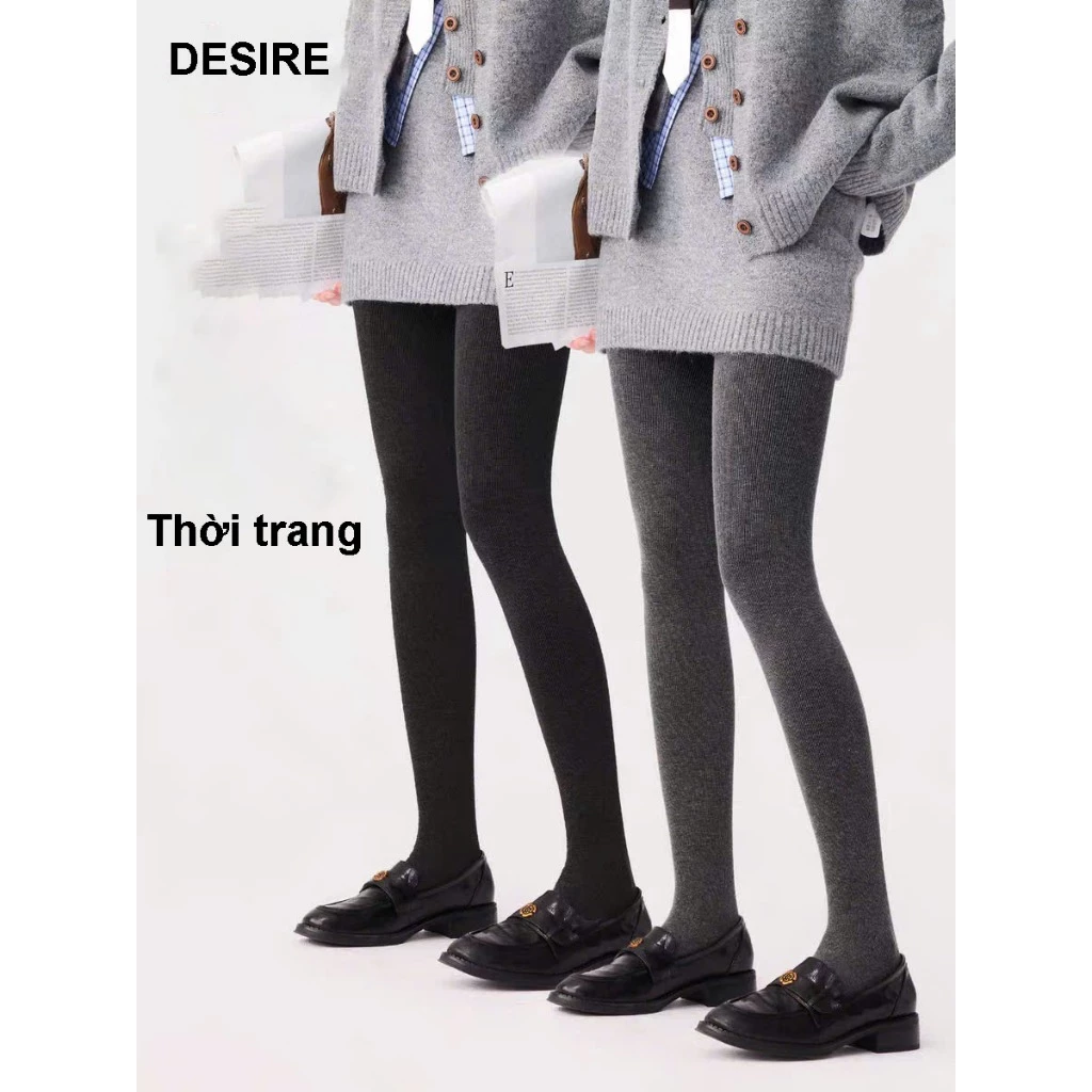 Desire Store, Quần Tất Legging Len Tăm Nữ Cao Cấp Giữ Nhiệt, Có Đế Chống Trơn Trượt, Chất Len Dày Dặn Co Giãn 4 Chiều KF7029 image 3 of 13