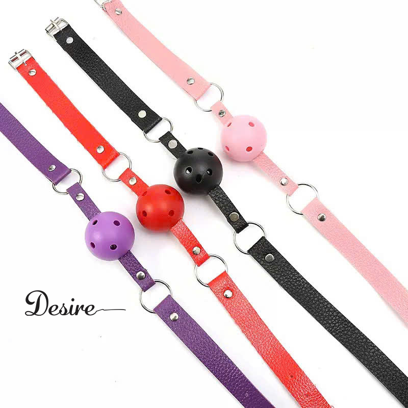 Desire Store, Ball gag Bóng bịt miệng dây da Nút bịt miệng dạng bóng sextoy Phụ kiện BDSM DESIRE BG-01 (Leather Ball Gag – BDSM Accessory DESIRE BG-01) image 6 of 9