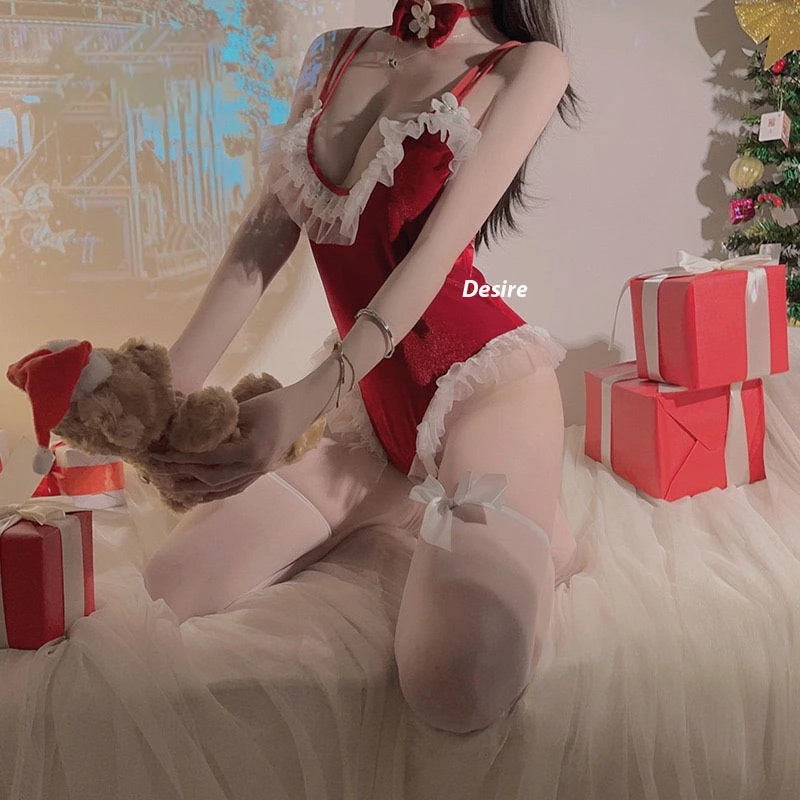 Desire Store, Bộ đồ ngủ liền thân cosplay hoá trang CÔ NÀNG THỎ hàng chính hãng GUIRUO QC loại 1 DESIRE VN-590 image 4 of 20