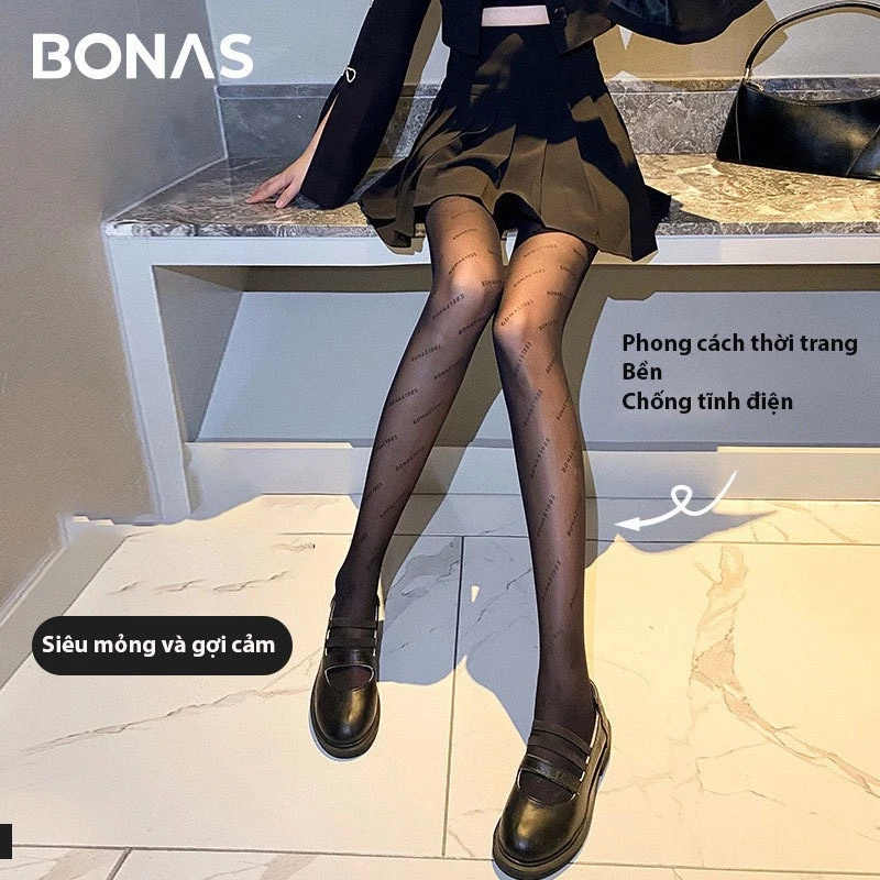 Desire Store, Tất lưới quần thời trang chính hãng BONAS phong cách sang trọng DESIRE T-008 image 6 of 18