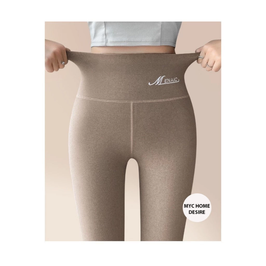 Desire Store, Quần dài legging M ENAIC lưng cao giữ nhiệt lót nhung Cation hai mặt mùa đông ấm áp định hình dáng QGN-004 image 8 of 12