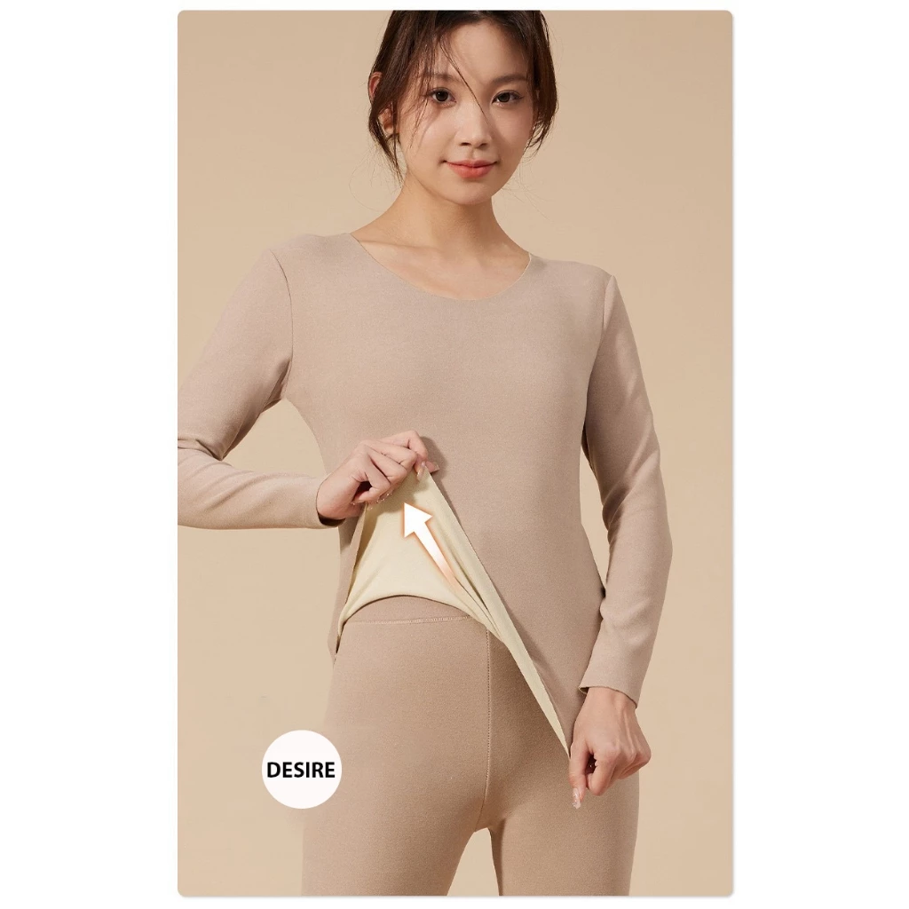 Desire Store, Áo giữ nhiệt Nhung lót sợi nhiệt Derong mềm siêu nhẹ mùa đông ấm áp Áo lót trong giữ nhiệt QGN-9093 image 9 of 17