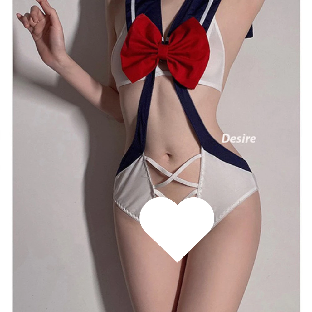 Desire Store, Bộ đồ ngủ liền thân hoá trang cosplay CÔ NỮ SINH QUYẾN RŨ gợi cảm DESIRE VN-8534 image 2 of 10