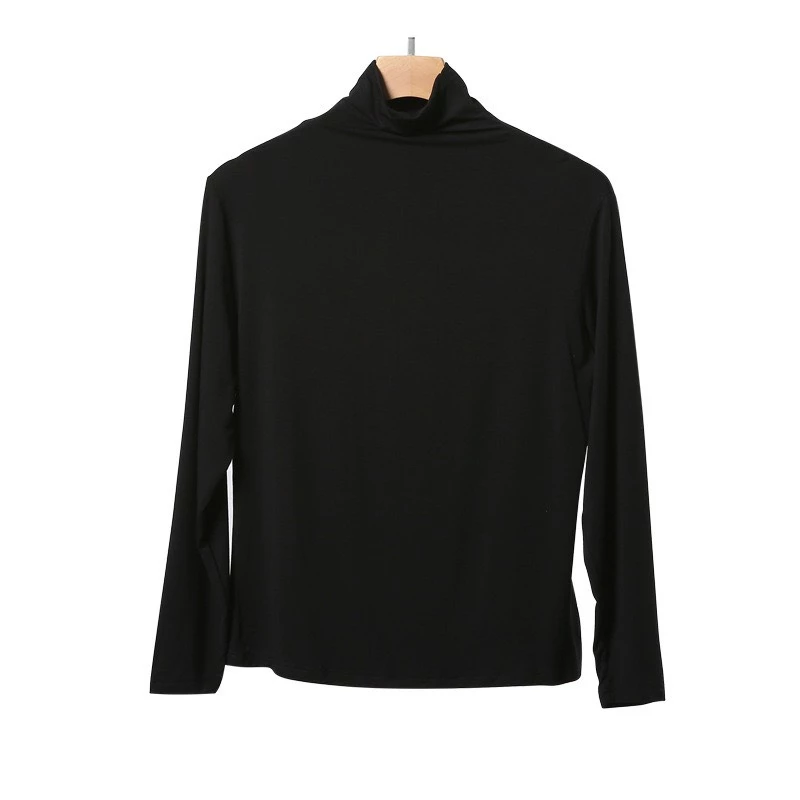 Desire Store, Áo thun dài tay cổ lọ chất thun cotton lạnh phong cách thu đông 2023 AN-02 image 6 of 17