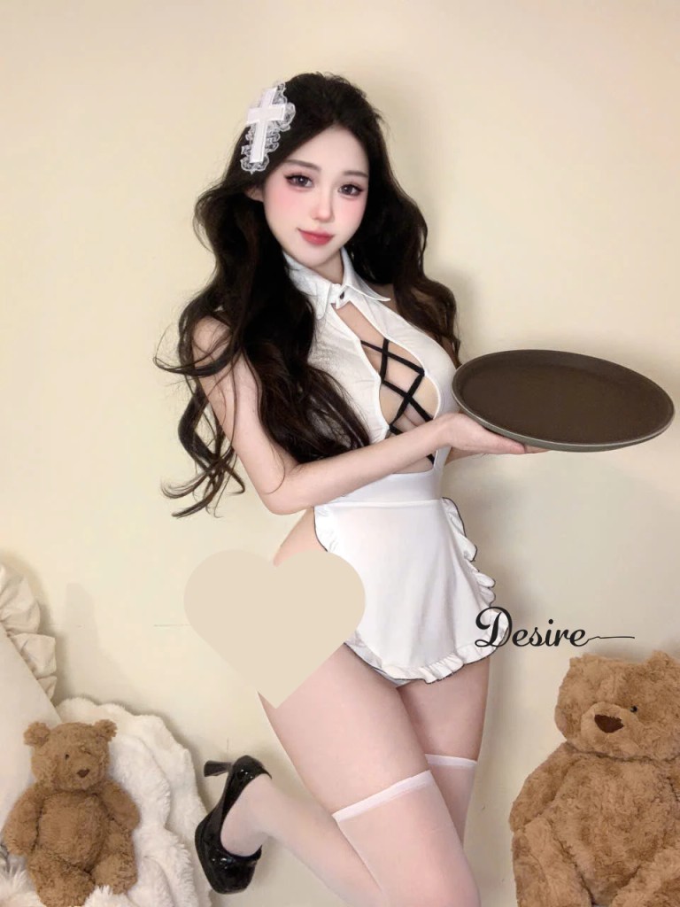 Desire Store, Váy ngủ Cosplay cô hầu gái phong cách nhẹ nhàng nữ tính quyến rũ DESIRE VN-2151 image 3 of 10