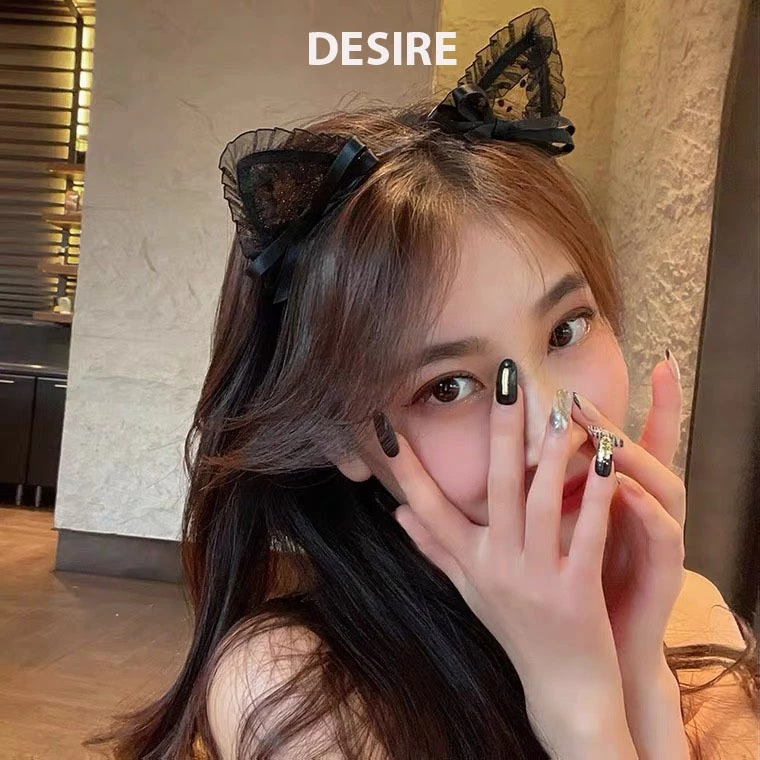 Desire Store, Bờm - Cài tóc Tai thỏ tai mèo hoá trang cosplay phong cách gợi cảm sexy W-14 image 2 of 20