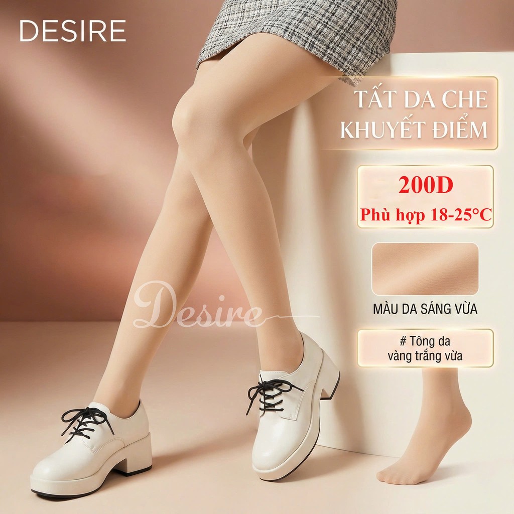 Desire Store, Tất quần loại dày cổ điển giữ ấm che khuyết điểm BONAS CHÍNH HÃNG 80D 200D 480D T-013 - 200D DA SÁNG VỪA image 17 of 21