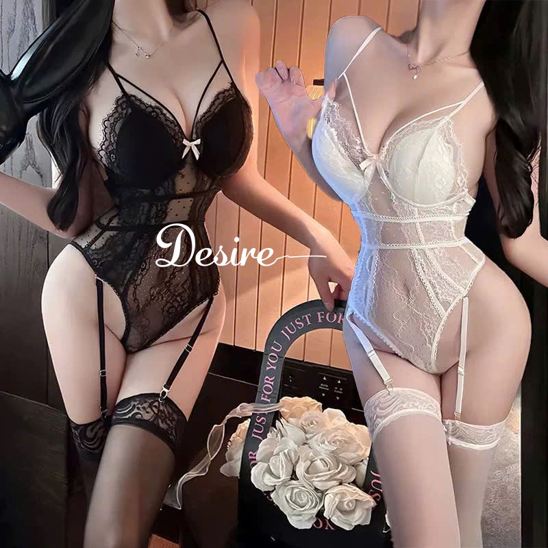 Video sản phẩm cho Bộ đồ lót ren - Bodysuit ren liền thân xuyên thấu sexy kèm đai hàng cao cấp DESIRE 1379 Video của Bộ đồ lót ren - Bodysuit ren liền thân xuyên thấu sexy kèm đai hàng cao cấp DESIRE 1379