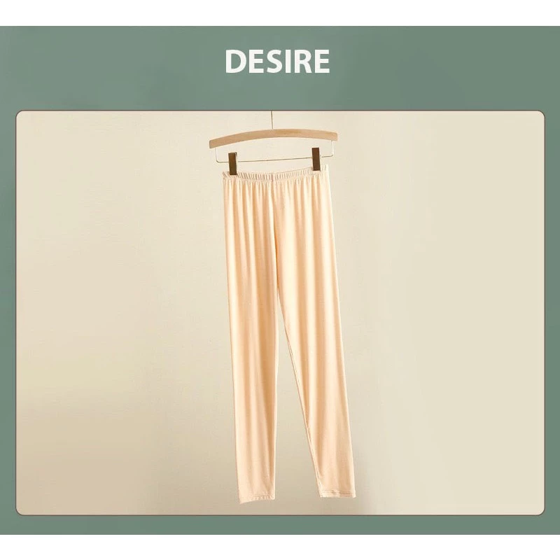 Desire Store, Áo dài tay ôm thun chất Vicose ủ kem chống nắng, lót trong giữ nhiệt mùa thu đa dụng A601- Q602 - Quần da nhạt #602, M image 13 of 18