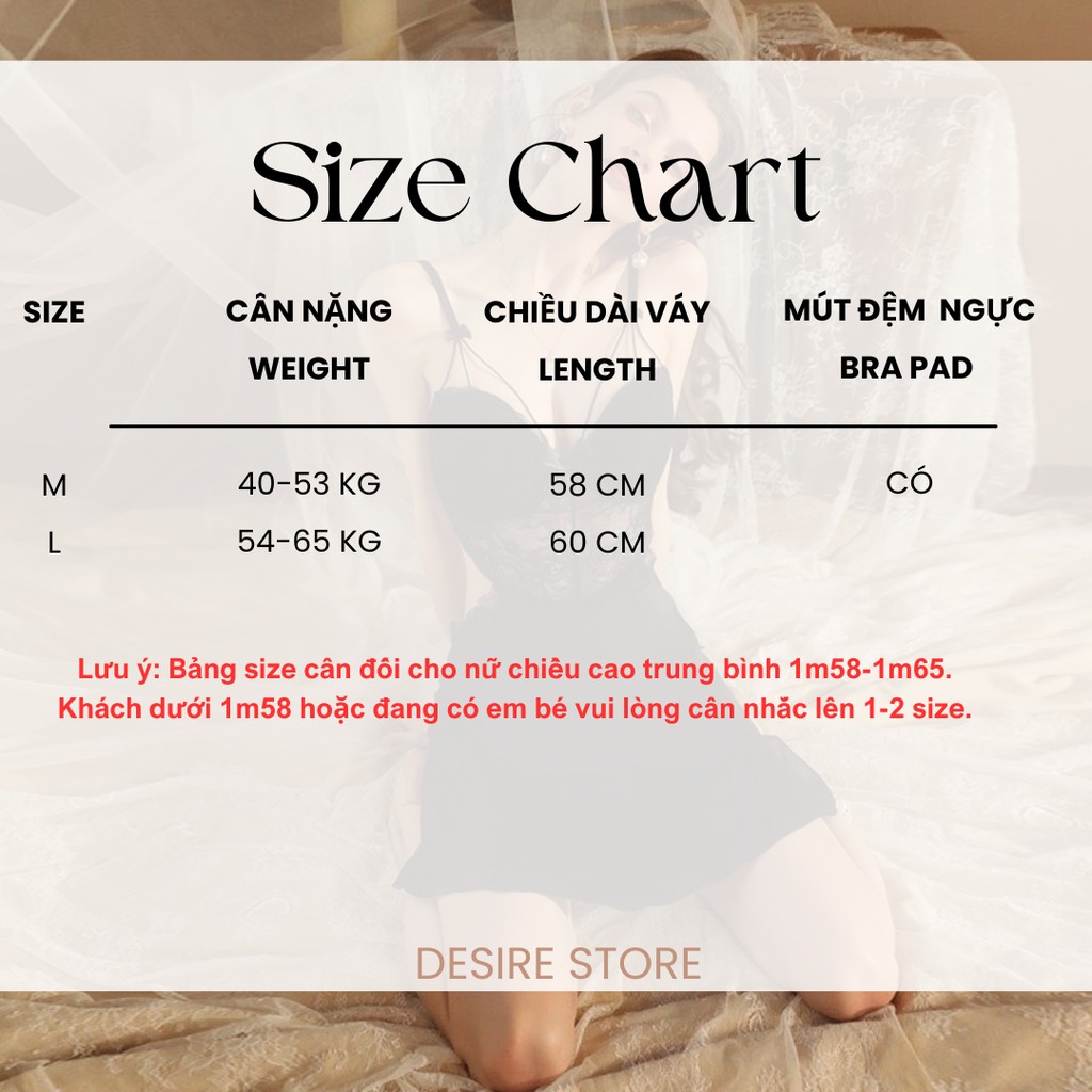 Desire Store, Set váy ngủ lụa và áo choàng có mút ngực cut out lưng gợi cảm DESIRE VN-2044 image 9 of 17