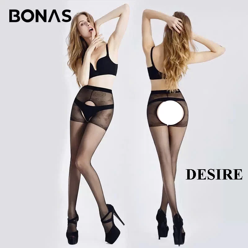 Desire Store, Tất lưới nữ sexy siêu mỏng xuyên thấu hở đáy cao cấp phong cách phòng the DESIRE DS1023 image 5 of 12