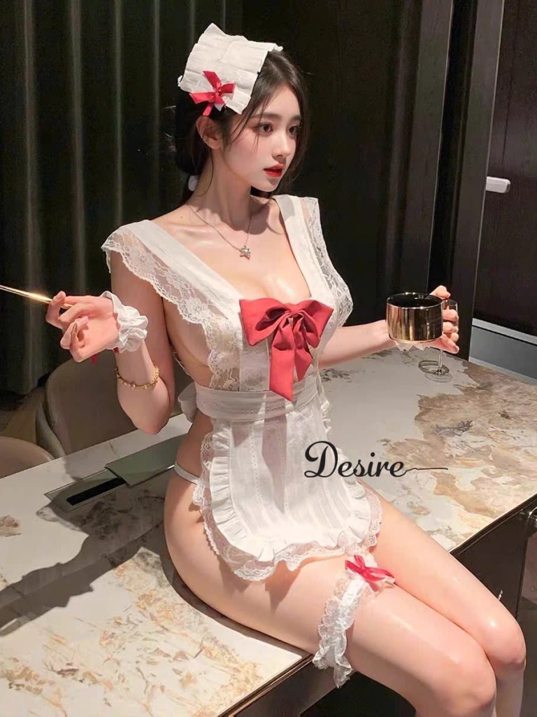Desire Store, Bộ đồ Cosplay Hầu Gái Sexy Gợi Cảm, Chất Mềm Mại Phối Ren Quyến Rũ DESIRE VN-1108-1 image 3 of 5