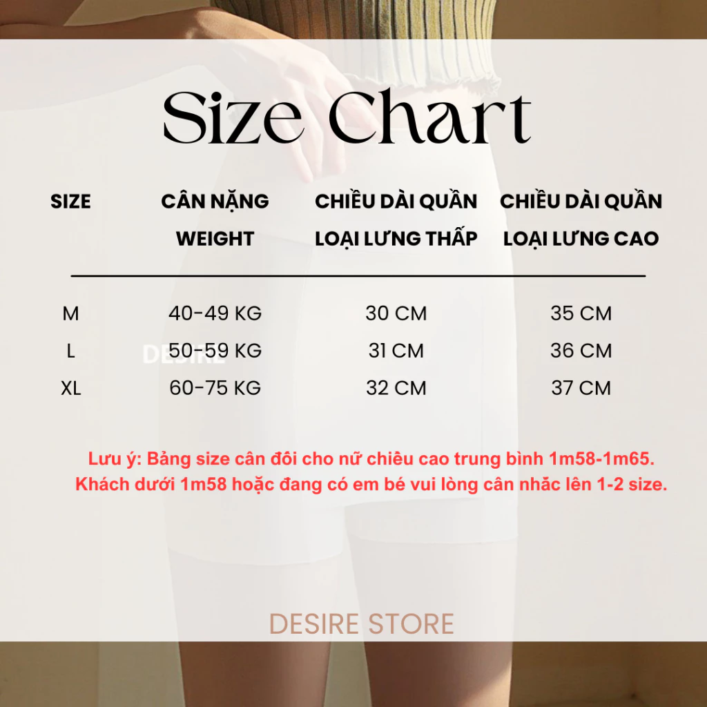Desire Store, Quần Đùi Mặc Váy Có Vạt Chống lộ chất SU LỤA Không đường viền Thoáng Mát Quần bảo hộ DESIRE QL-027 image 18 of 24