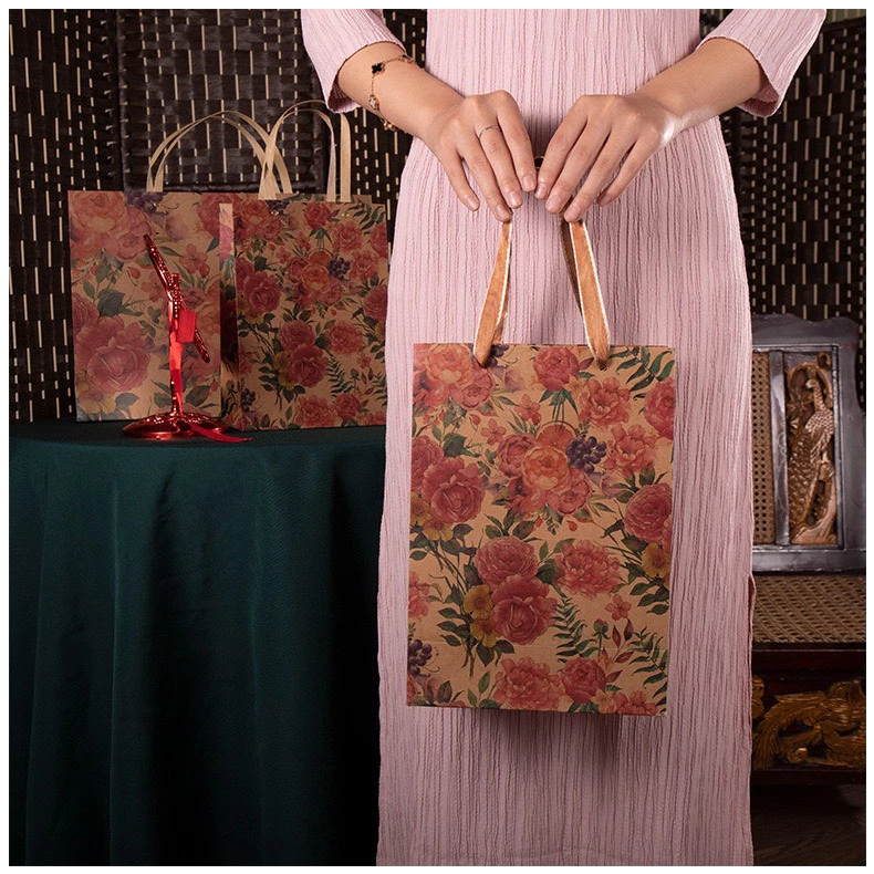 Desire Store, Túi Giấy Quà Tặng Phong cách cổ điển Vintage Cao Cấp sang Hộp quà đẹp TQ-003 image 8 of 10