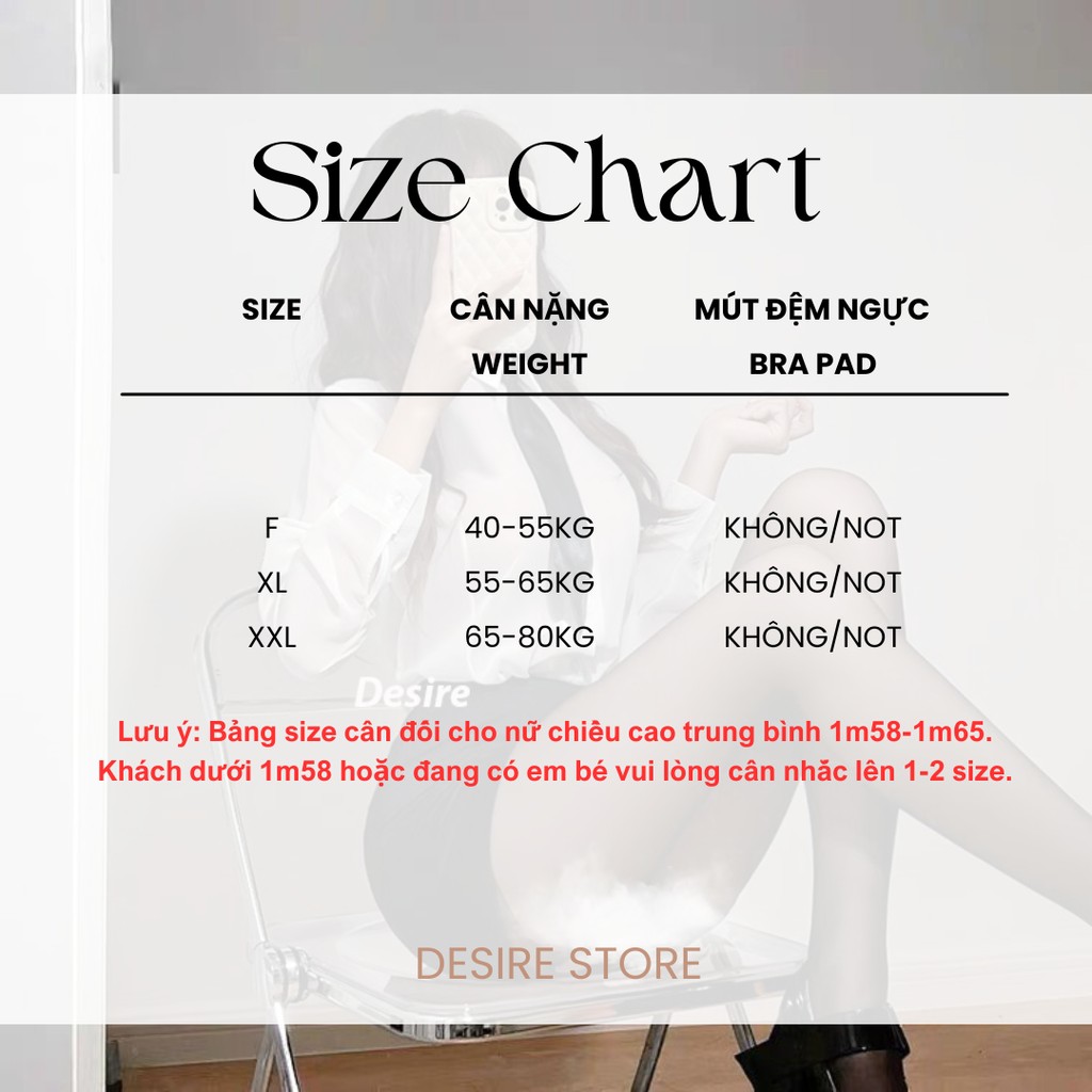 Desire Store, [65-80kg] Bigsize Bộ đồ ngủ hoá trang cosplay CÔ THƯ KÝ  hàng chính hãng GUIRUO QC loại 1 DESIRE VN-416 image 6 of 9
