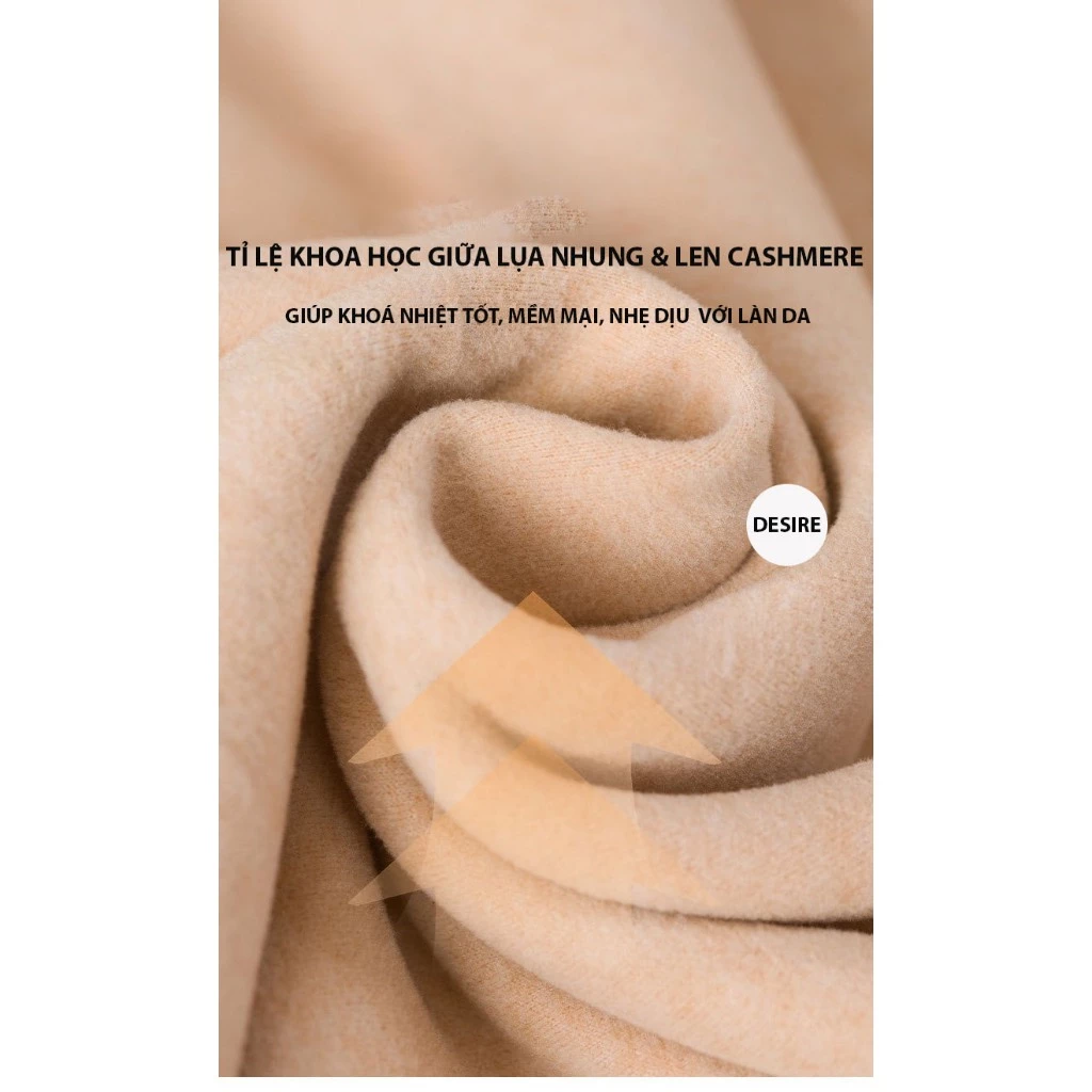 Desire Store, Bộ Giữ Nhiệt Nữ Cổ Cao Dày Ấm Áp Vải Nhung Lót Len Cashmere AGN-003 image 8 of 11