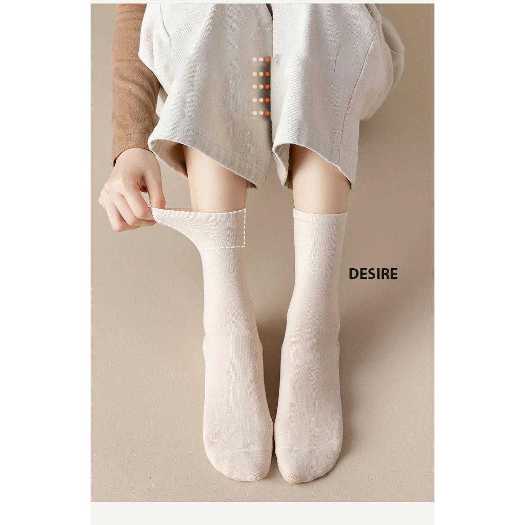 Desire Store, Tất len nữ cổ cao chính hãng BONAS Style Nhật Bản chất đẹp cao cấp phong cách đơn giản sang trọng MW-1887 image 5 of 15