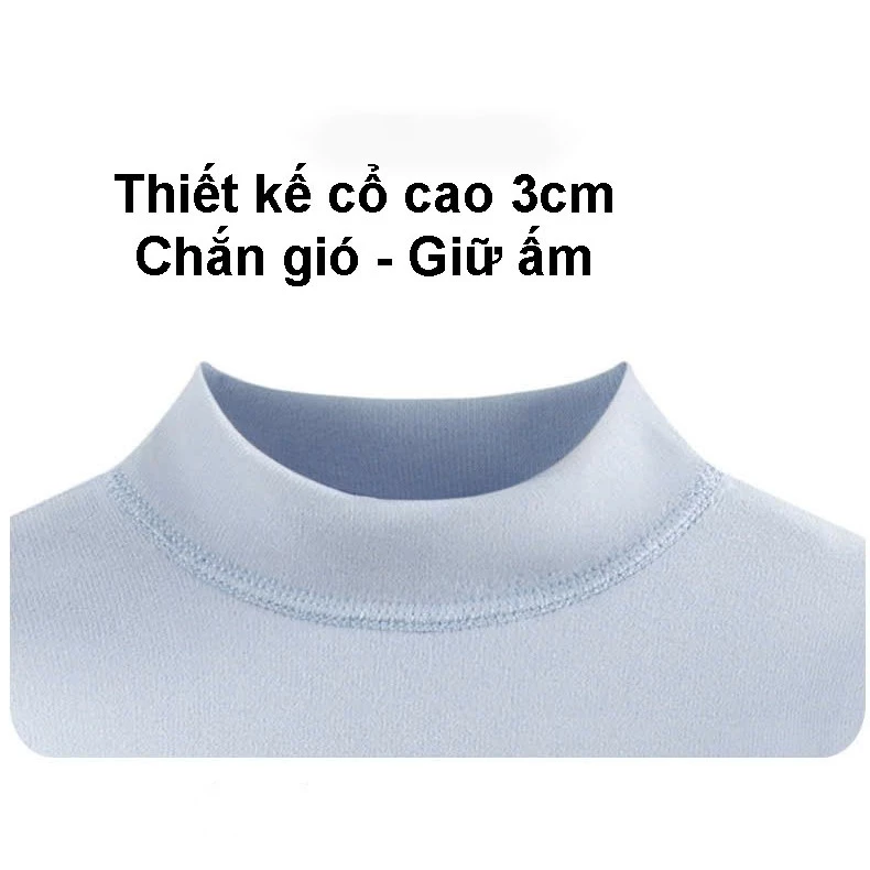 Desire Store, Đồ bộ giữ nhiệt trẻ em cổ cao dày ấm áp chất Nhung lót Len Cashmere cao cấp DESIRE DGN-006 image 4 of 11