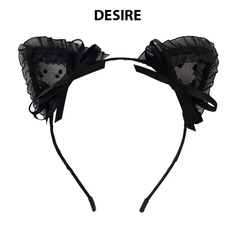 Desire Store, Bờm - Cài tóc Tai thỏ tai mèo hoá trang cosplay phong cách gợi cảm sexy W-14 image 7 of 20