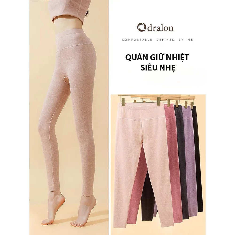 Desire Store, Quần dài giữ nhiệt Nhung lót sợi nhiệt Derong mềm siêu nhẹ mùa đông ấm áp Quần dài lót trong giữ nhiệt QGN-9093 image 2 of 17