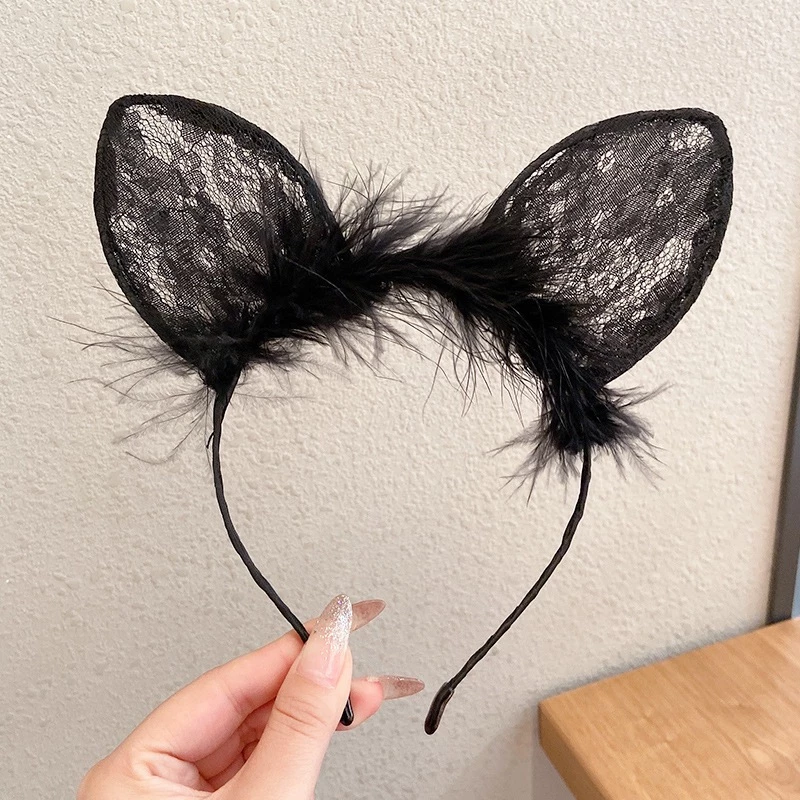 Desire Store, Bờm mèo lông sang trọng - Cài tóc mèo Hoá trang Cosplay đủ mẫu đáng yêu gợi cảm DESIRE - Mèo đen  #1 image 26 of 28