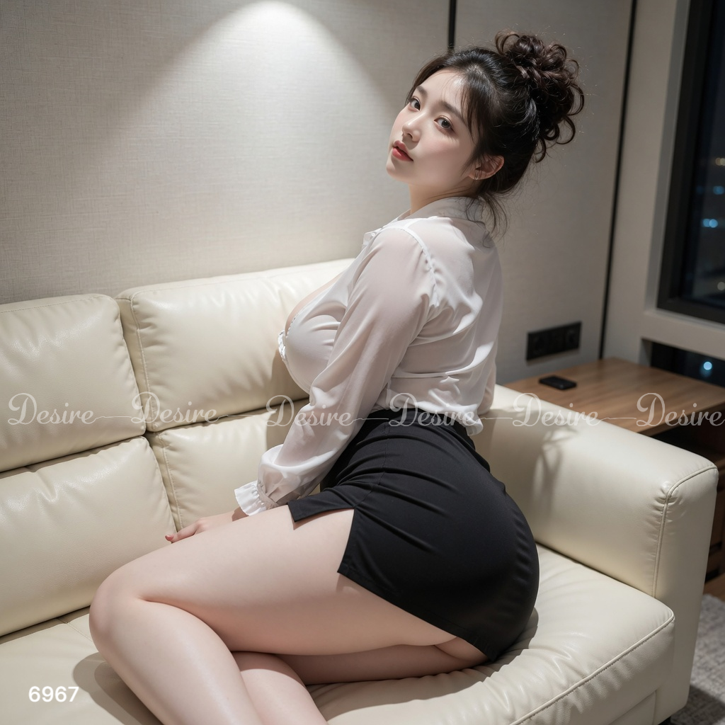 Desire Store, Bộ đồ ngủ hoá trang cosplay CÔ THƯ KÝ (có bigsize)  hàng chính hãng GUIRUO QC loại 1 DESIRE  - 6967 (SECRETARY Cosplay Lingerie/Sleepwear (Available in Plus Sizes)  – DESIRE - 6967) image 11 of 16