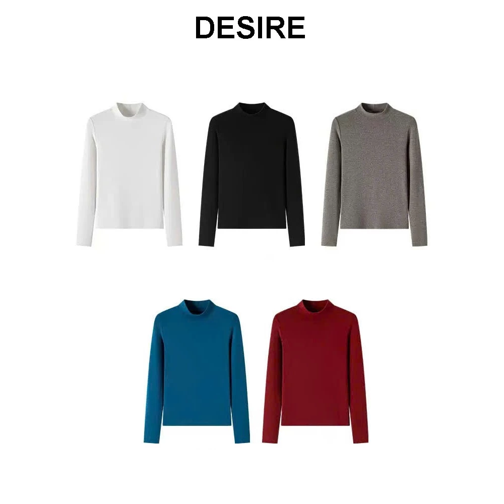 Desire Store, Áo Thun Cổ Lọ Dài Tay Giữ Ấm Mùa Đông, Chất Liệu Thun Lạnh Co Giãn 4 Chiều, Thời Trang Nữ Cao Cấp DESIRE K2219 image 7 of 11