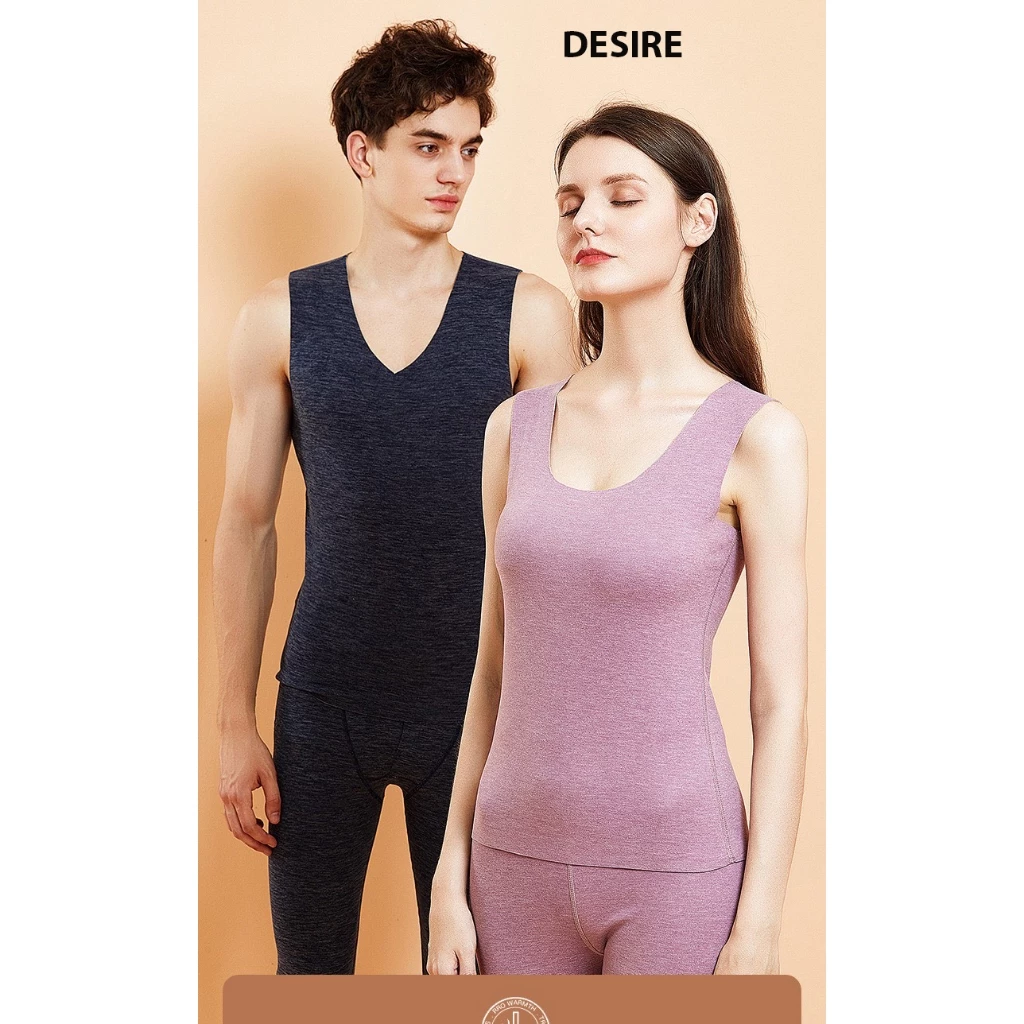 Desire Store, Áo ba lỗ sát nách giữ nhiệt mùa đông Nhung Cation siêu nhẹ dành cho nữ giới ZYOS DGN-02 image 2 of 11