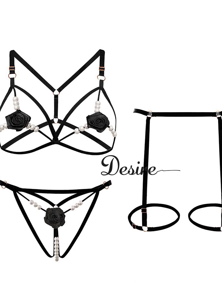 Desire Store, Bộ đồ lót liền thân kèm đai dây Bodysuit DESIRE VN-075 image 8 of 15