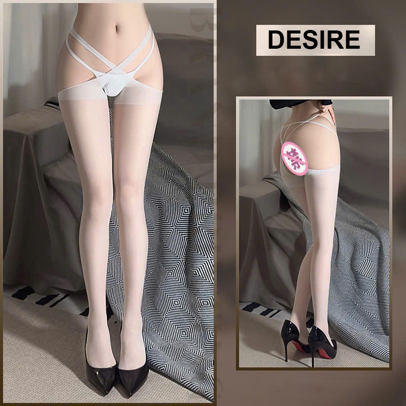 Desire Store, Tất lưới cạp chéo phong cách nữ tính gợi cảm quyến rũ DESIRE T-7326 image 7 of 11