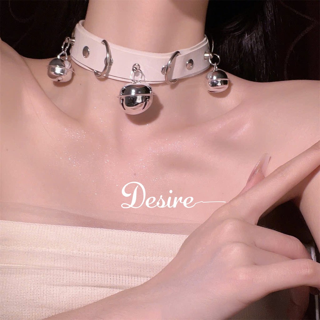 Desire Store, Phụ kiện Dây chuyền chất liệu Da có chuông DESIRE V-01 - Trắng image 12 of 16