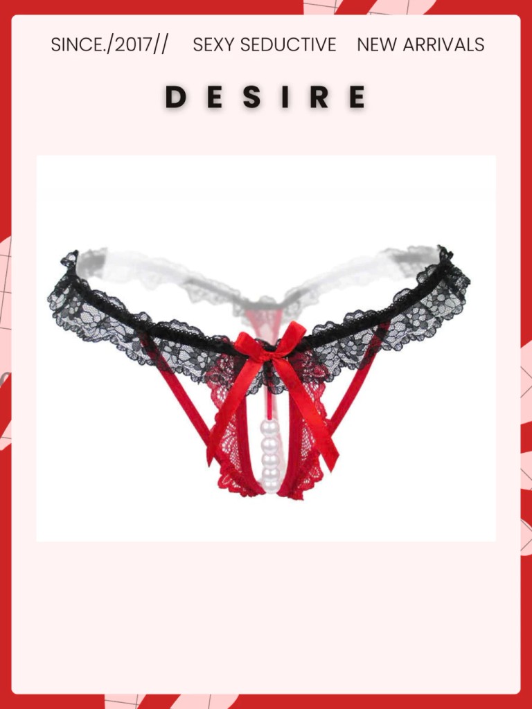Desire Store, Quần lót nữ ren xuyên thấu Quần lót lọt khe Desire QL-2167 image 4 of 9