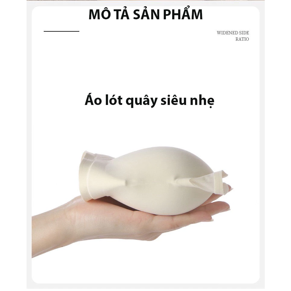 Desire Store, Áo lót quây CHỐNG TỤT nâng ngực su Áo cup ngực không dây không gọng Desire 401 image 7 of 12