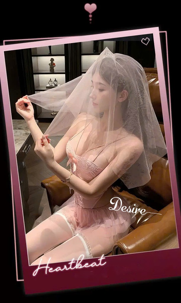 Desire Store, Bộ Bodysuit Cosplay Cô dâu phong cách gợi cảm sexy DESIRE VN-6606 image 8 of 14