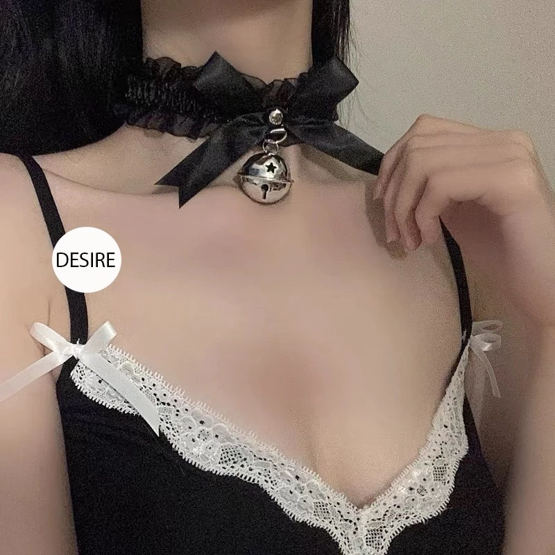 Desire Store, Vòng cổ Chocker bằng ren xinh xắn - Phụ kiện cosplay phòng ngủ gợi cảm VC-002 image 2 of 14
