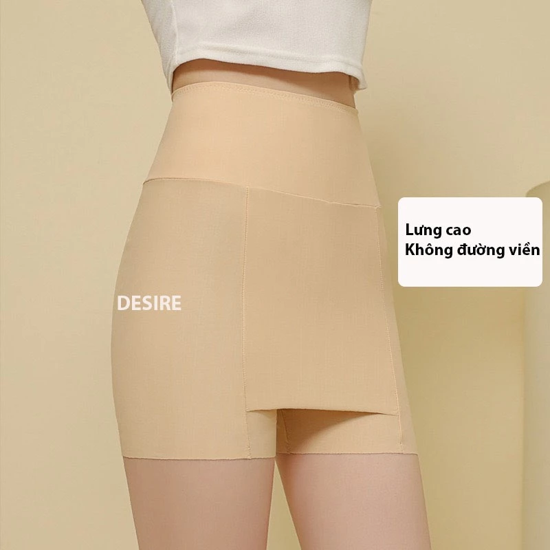 Desire Store, Quần Đùi Mặc Váy Có Vạt Chống lộ chất SU LỤA Không đường viền Thoáng Mát Quần bảo hộ DESIRE QL-027 - Nude lưng cao, XL image 24 of 24