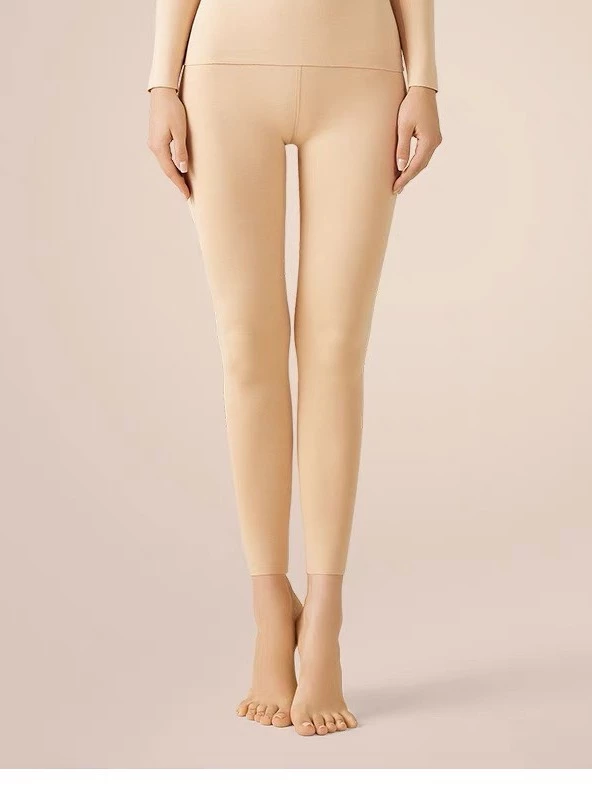 Desire Store, Đồ bộ giữ nhiệt nữ giới mùa đông siêu nhẹ ấm áp vải Nhung lót Len Cashmere không đường viền AGN-002 image 14 of 23
