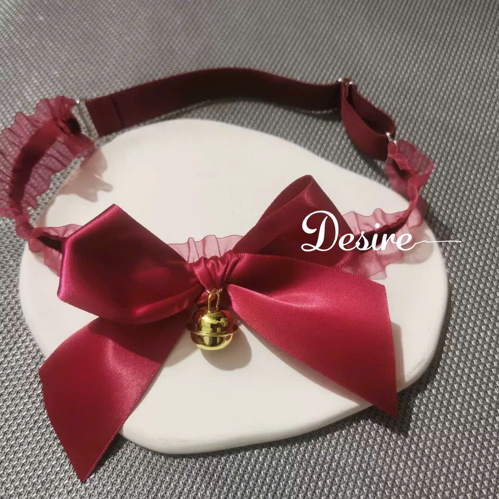 Desire Store, Vòng cổ Chocker bằng ren phối chuông xinh xắn - Phụ kiện Cosplay sexy VC-005 image 1 of 7