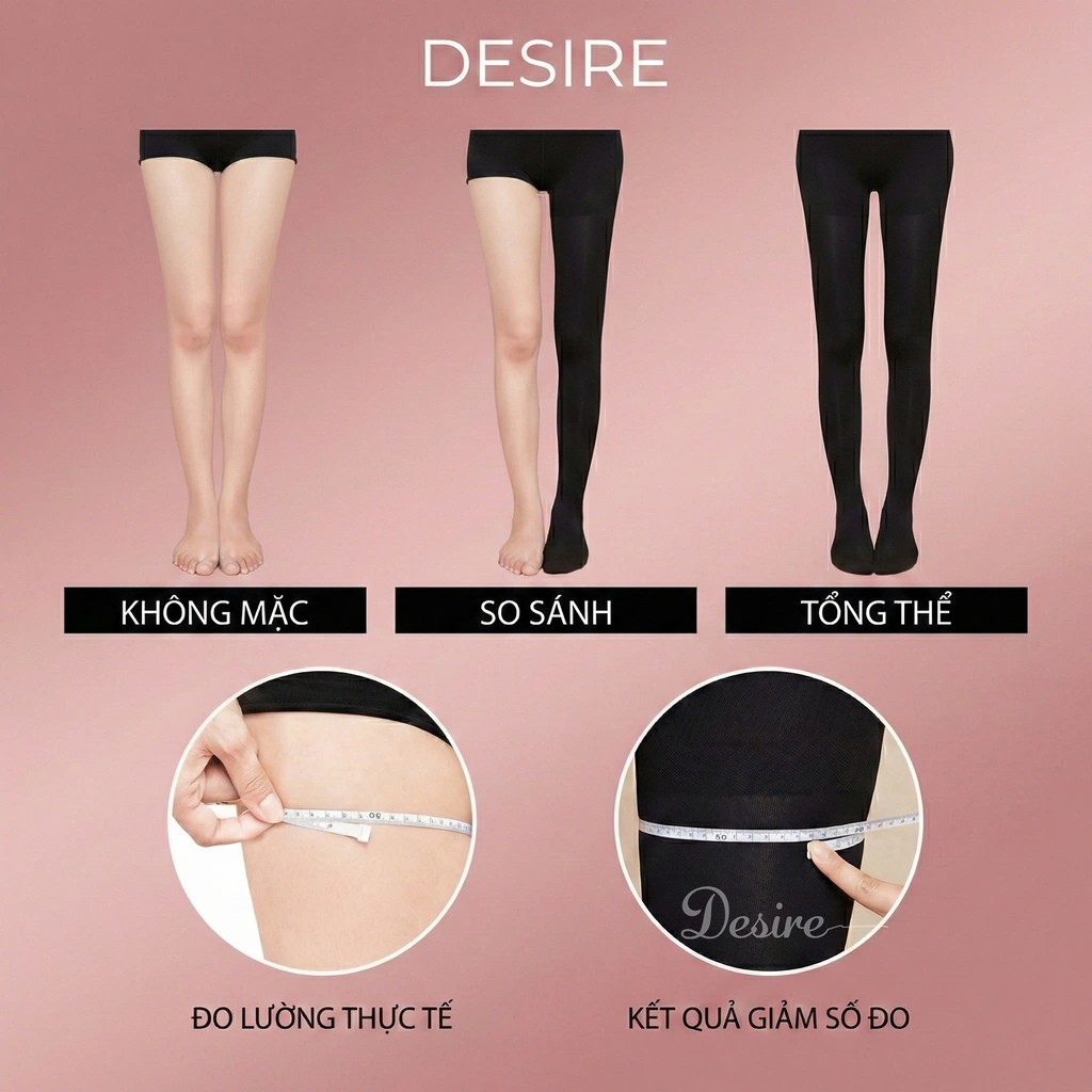 Desire Store, Tất quần loại dày Nâng cấp giữ ấm che khuyết điểm định hình dáng BONAS CHÍNH HÃNG 80D 200D 480D T-015 image 3 of 13