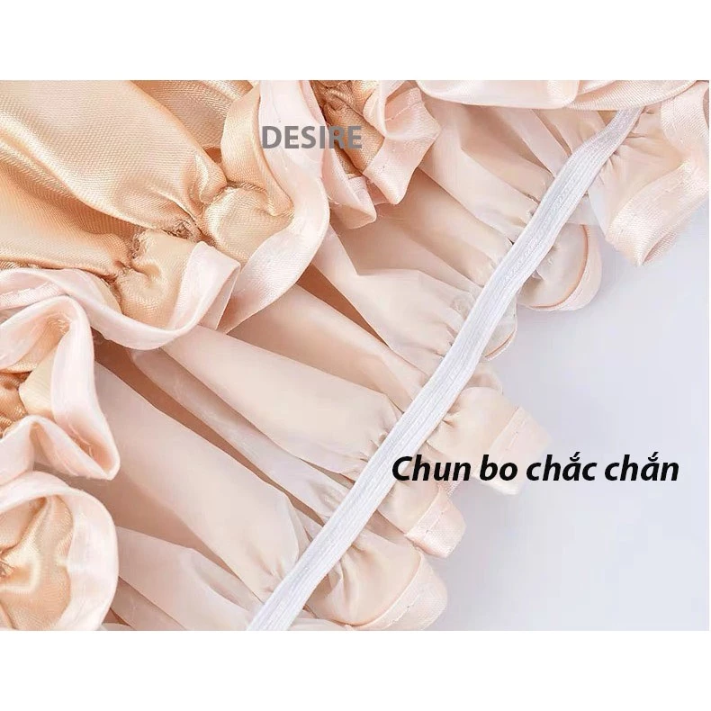 Desire Store, Mũ tắm, mũ ủ tóc Lụa satin bóng 2 lớp dày dặn chống thấm nước tốt TT-001 image 3 of 13