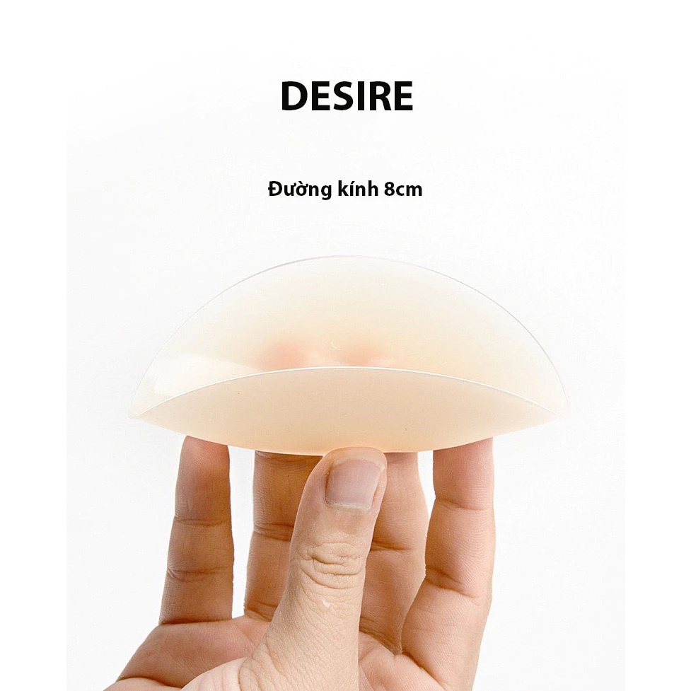 Desire Store, Miếng dán ngực nhiệt tự thân DESIRE MD-005 - Dán nhũ hoa dán ti siêu mỏng ôm khít,không keo,không bám bụi image 6 of 10
