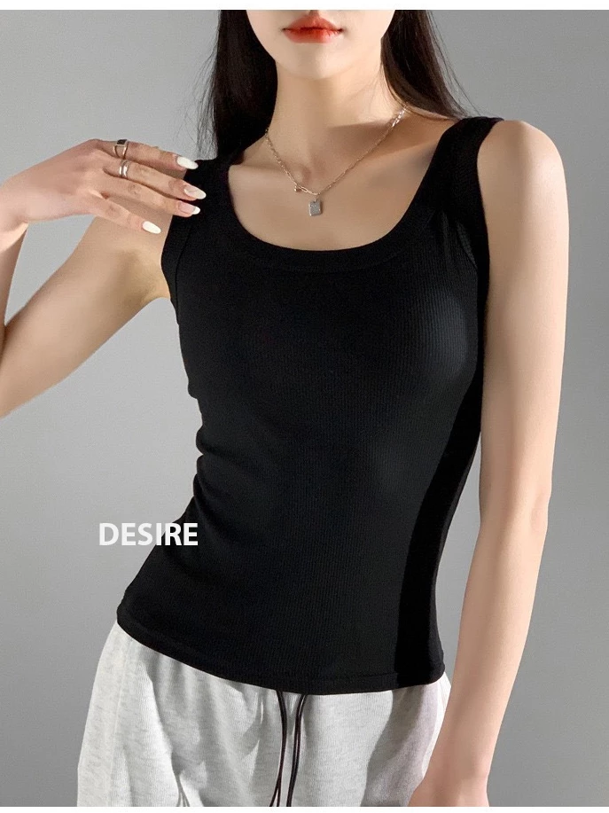 Desire Store, Áo ba lỗ dáng ôm chất thun tăm mềm dày dặn phong cách năng động DESIRE H523 image 11 of 21