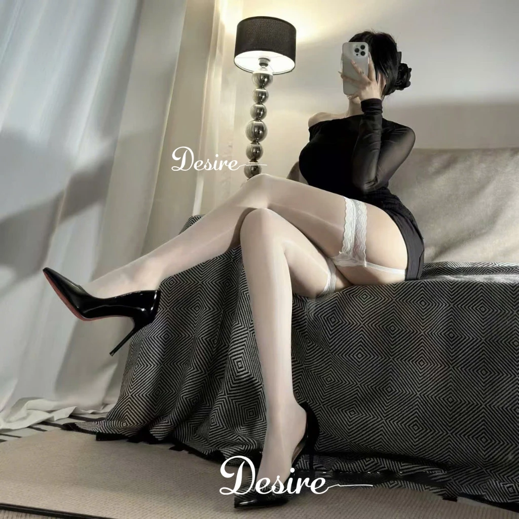 Desire Store, Tất lưới nữ kèm đai phối ren nơ phong cách gợi cảm sexy cosplay phòng the DESIRE 7050 image 9 of 23